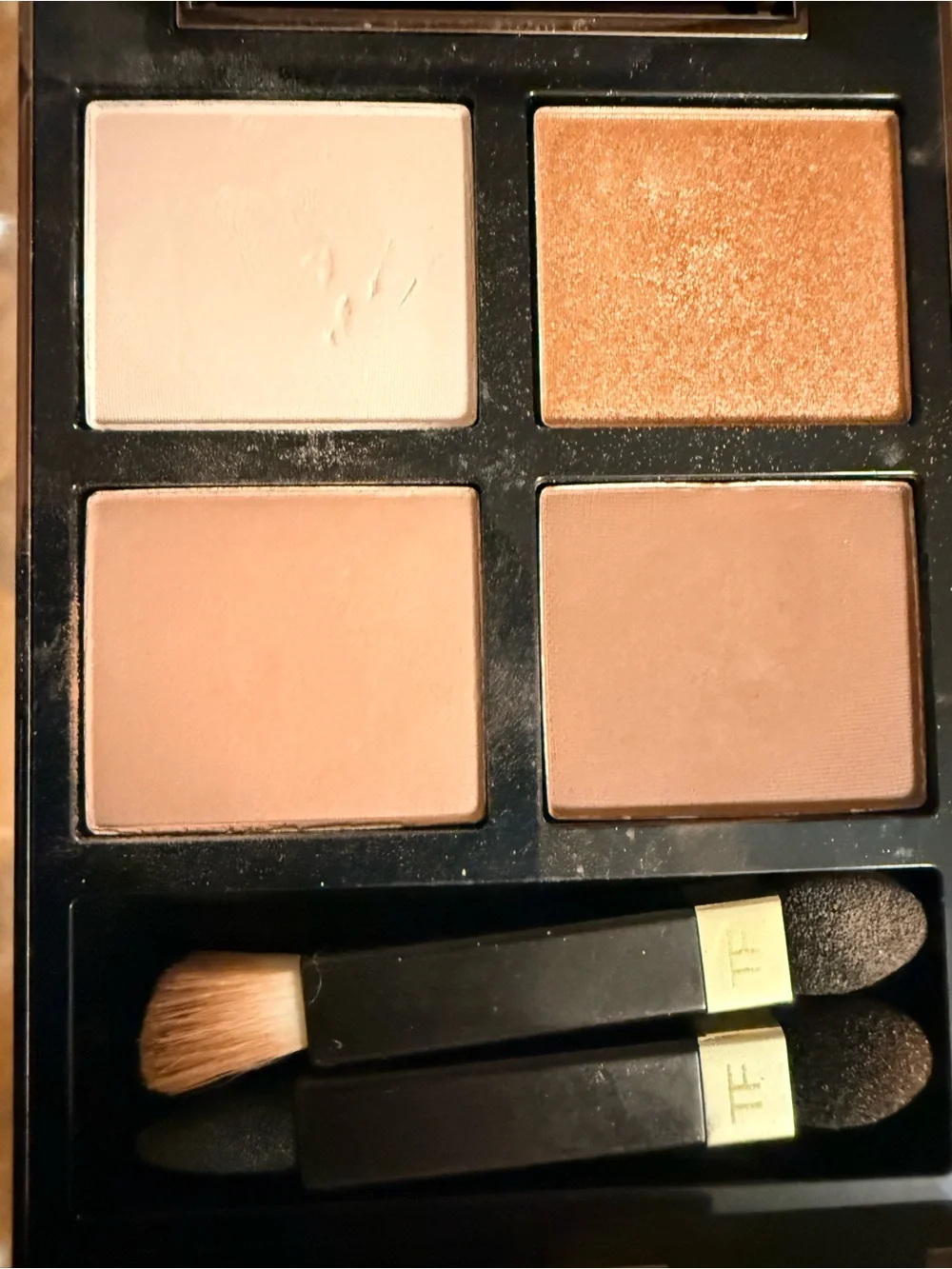 Tom Ford Luxury Makeup Bundle - Raw Desire Palette, Eye Quad & Bambou Lipstick